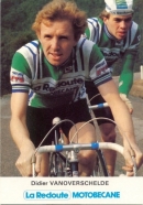 Cycling cyclist card Alain bondue team la redoute motobecane 1981 * 